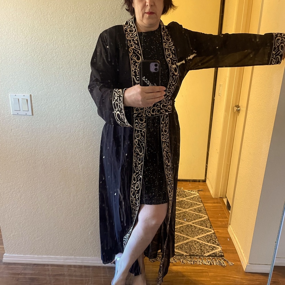 Arabic calligraphy abaya size large